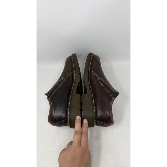 Dr. Martens England Men’s Sz 9 US Brown Leather Slip On Loafers Shoes 9729 main image 8